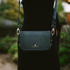 Black Montage Cross Body Bag (NWT)